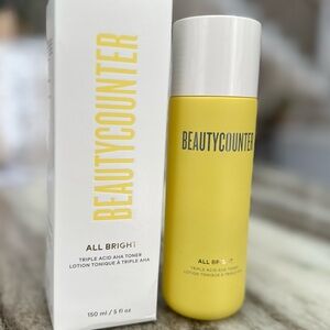NIB Beautycounter All Bright Triple Acid AHA Toner